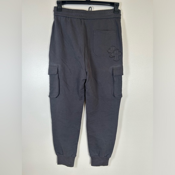 Grey Cargo Jogger Pants - Picture 2 of 9